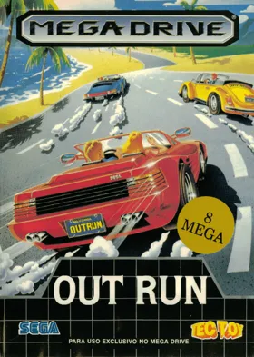 OutRun (Japan) box cover front